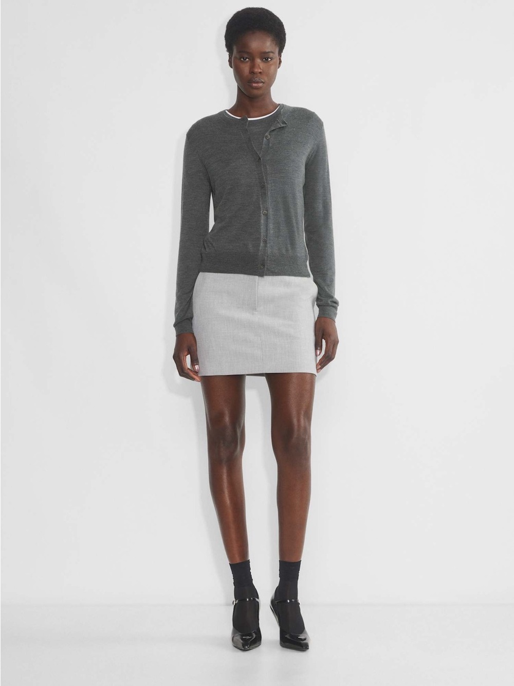 Babaton Manteca Merino Wool Cardigan
